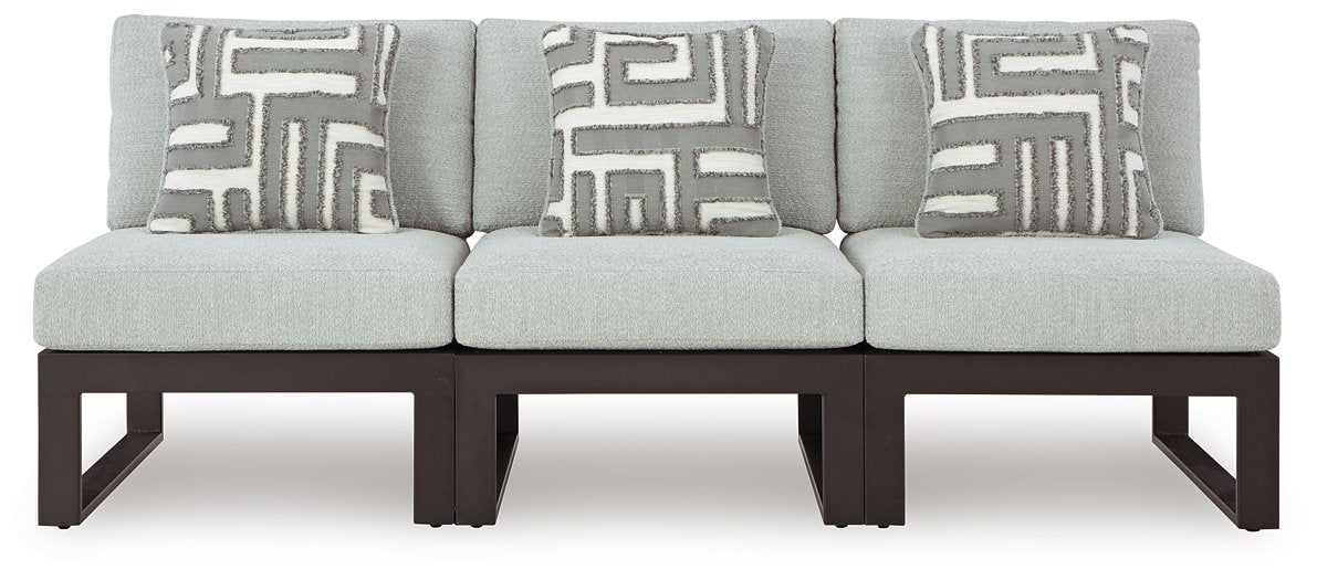 Beachloft Black/Gray Outdoor Sectional image