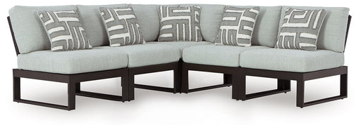 Beachloft Black/Gray Outdoor Sectional image