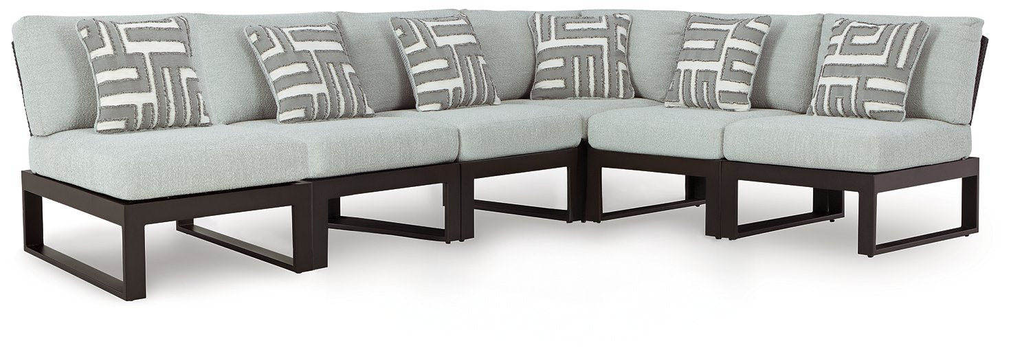 Beachloft Black Outdoor Sectional image