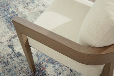 Serene Bay Outdoor Dining Arm Chair with Cushion