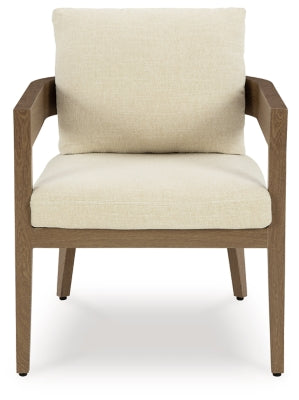 Serene Bay Outdoor Dining Arm Chair with Cushion