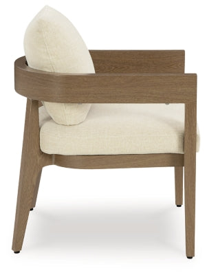 Serene Bay Outdoor Dining Arm Chair with Cushion