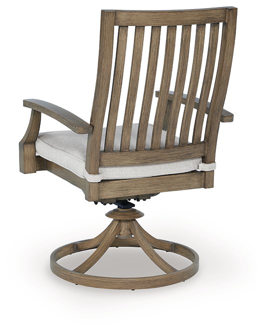 Rainier Ranch Outdoor Swivel Chair with Cushion