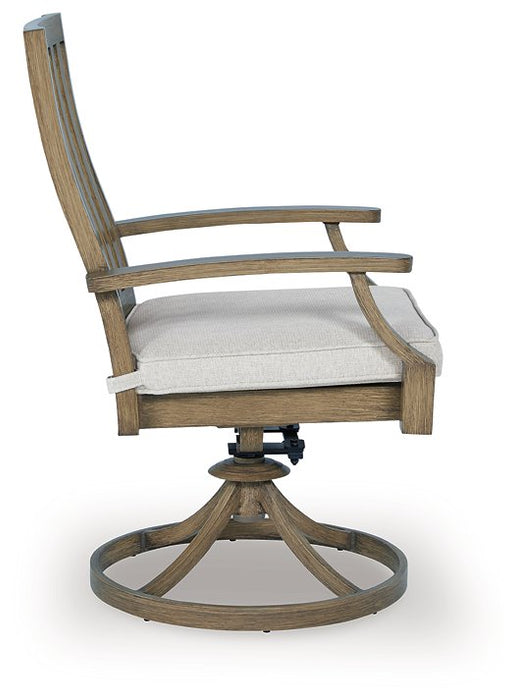 Rainier Ranch Outdoor Swivel Chair with Cushion