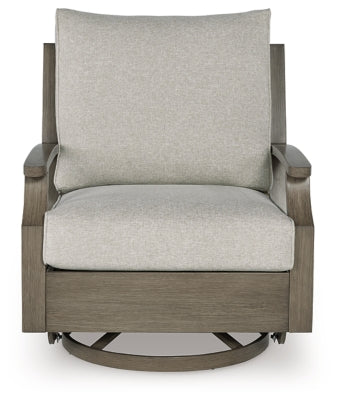 Rainier Ranch Outdoor Swivel Glider Chair with Cushion