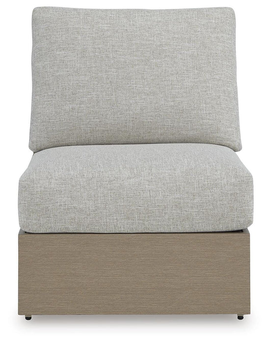 Kimpton Isle Outdoor Armless Chair with Cushion