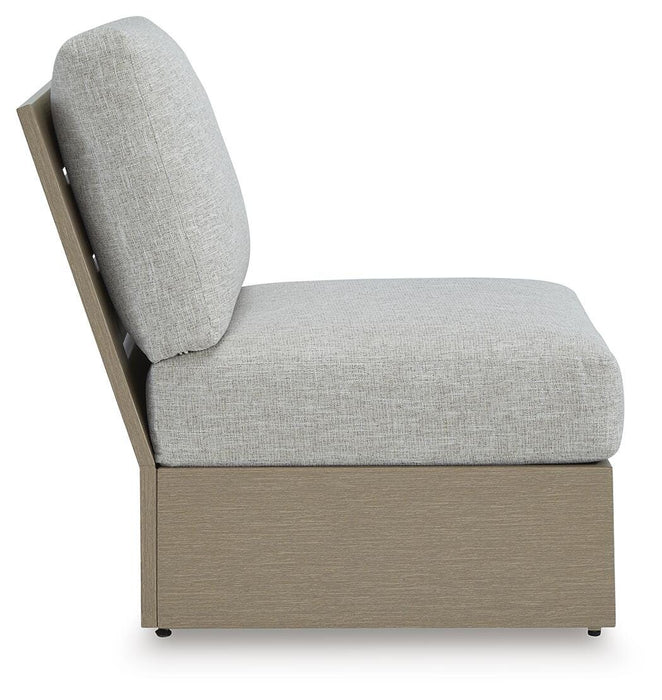 Kimpton Isle Outdoor Armless Chair with Cushion