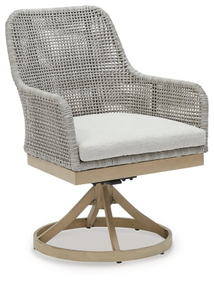 Seton Creek Outdoor Swivel Dining Chair