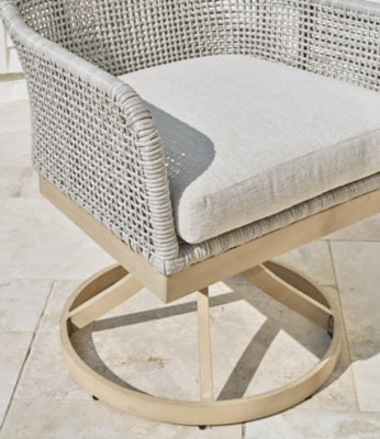 Seton Creek Outdoor Swivel Dining Chair