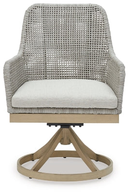 Seton Creek Outdoor Swivel Dining Chair