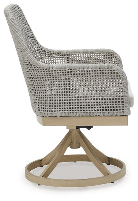 Seton Creek Outdoor Swivel Dining Chair