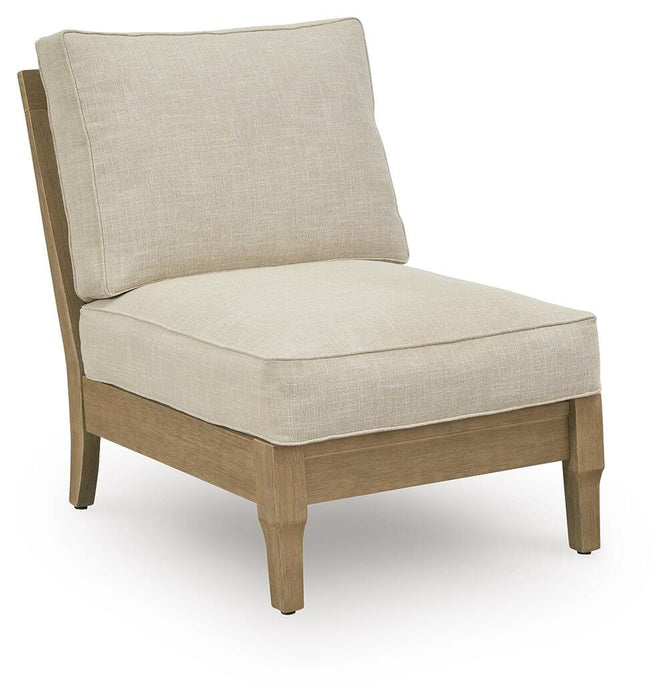 Clare View Armless Chair with Cushion