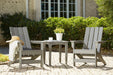 Visola Gray Visola Outdoor Chair with End Table image