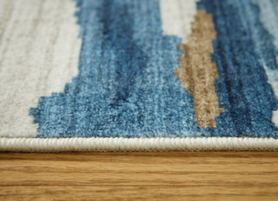 Vinlett 5' x 7' Washable Rug