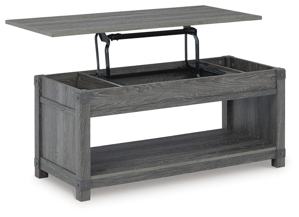 Freedan Lift-top Coffee Table, 2 End Tables and Console