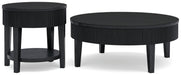 Marstream Black Marstream Coffee Table with 1 End Table image
