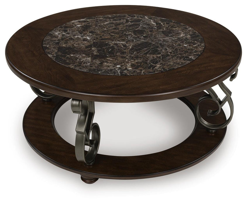 Frallyn Coffee Table and 2 Ends
