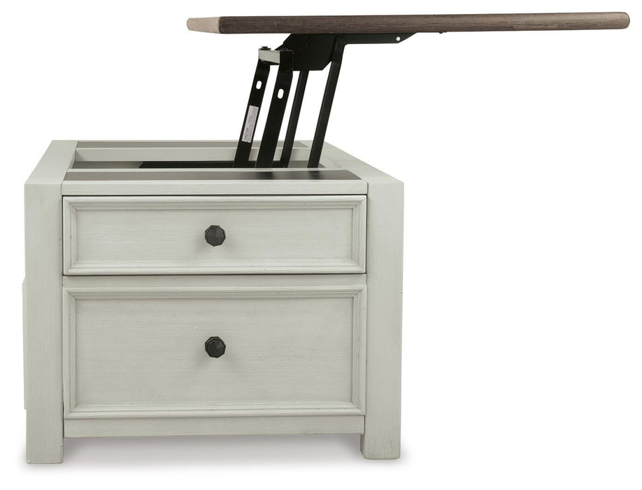 Bolanburg Coffee Table with End Table and Chairside End Table