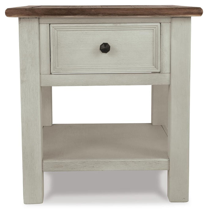 Bolanburg Coffee Table with End Table and Chairside End Table