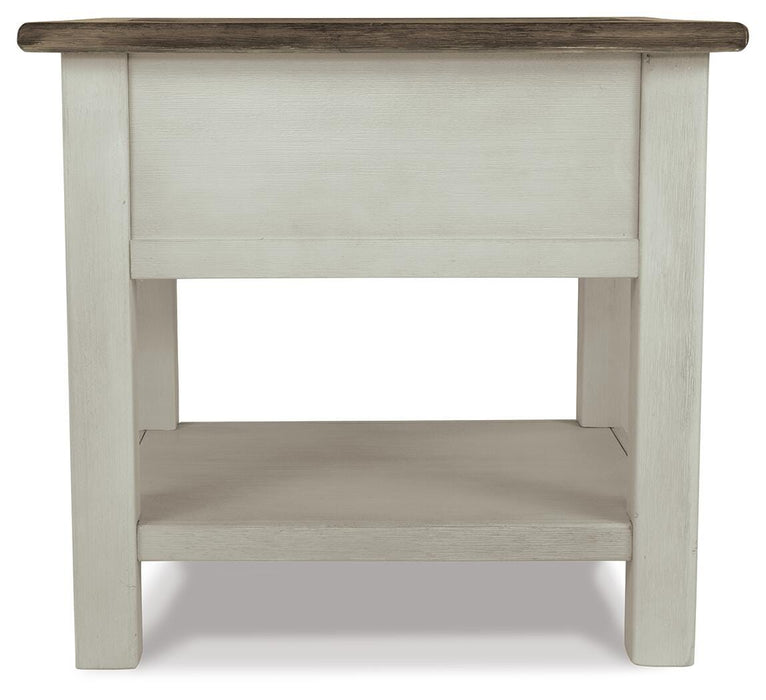 Bolanburg Coffee Table with End Table and Chairside End Table