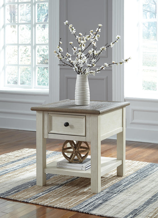 Bolanburg Coffee Table with End Table and Chairside End Table