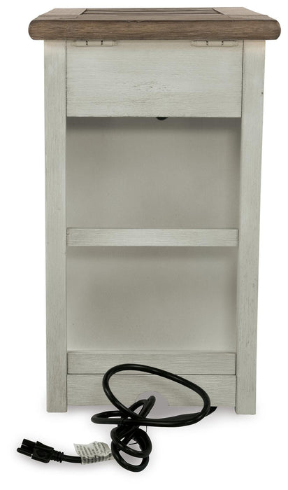 Bolanburg Coffee Table with End Table and Chairside End Table