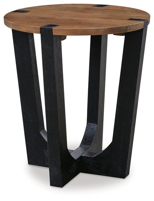 Hanneforth Coffee Table and 2 End Tables