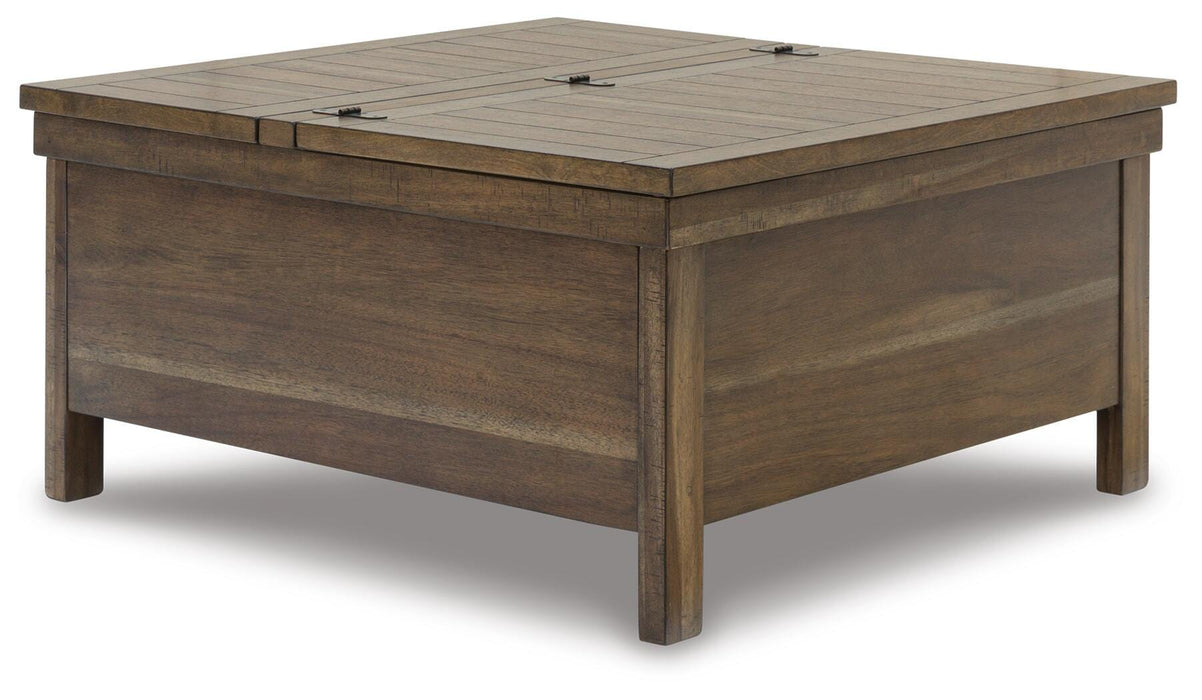 Moriville Lift-top Coffee Table and 2 Chairside End Tables