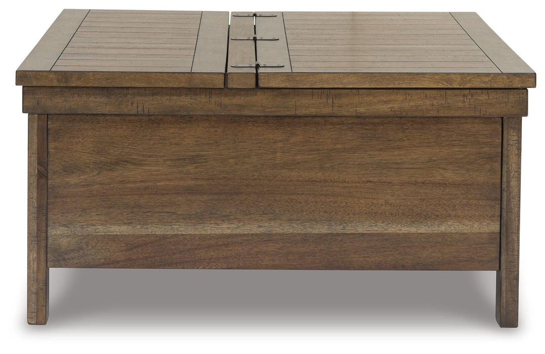 Moriville Lift-top Coffee Table and 2 Chairside End Tables