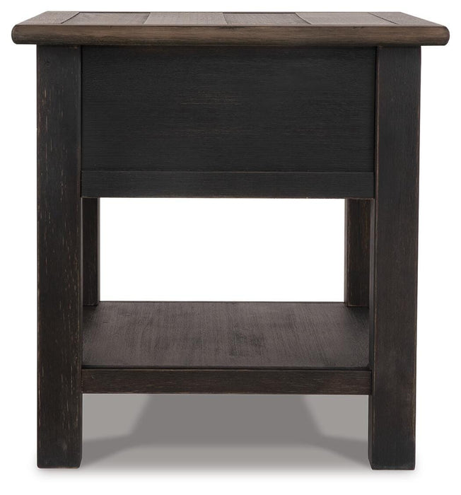 Tyler Creek Coffee Table and 2 End Tables with Console