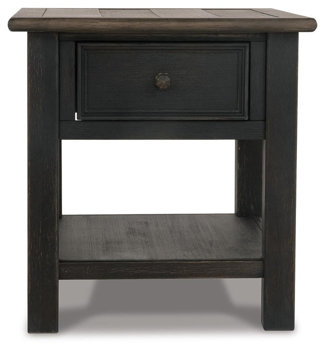 Tyler Creek Coffee Table and 2 End Tables with Console