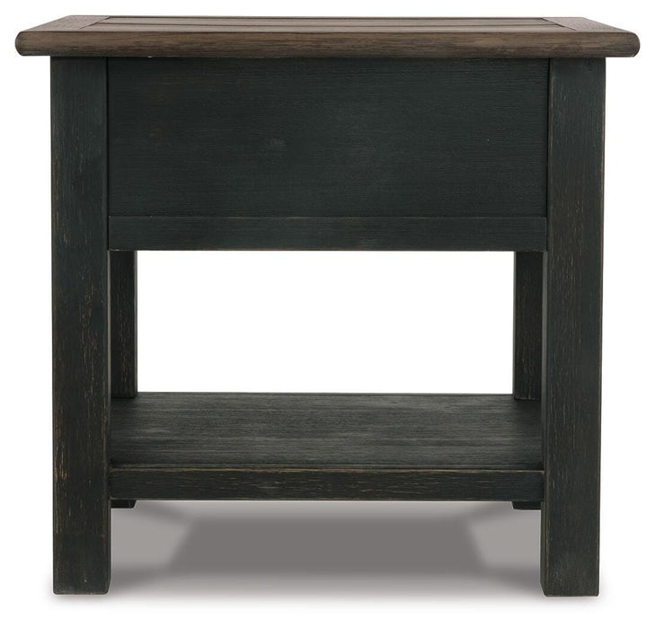 Tyler Creek Coffee Table and 2 End Tables with Console