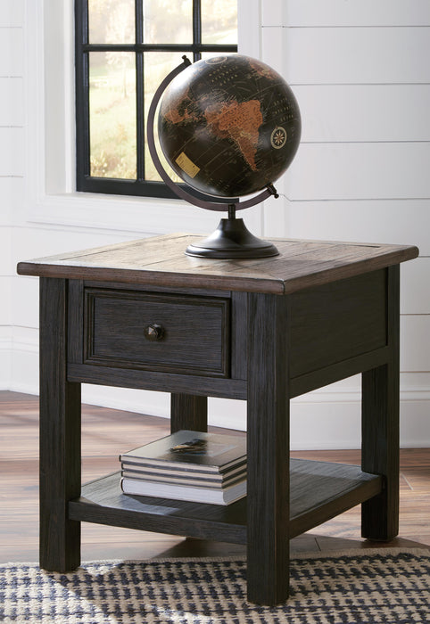 Tyler Creek Coffee Table and 2 End Tables with Console