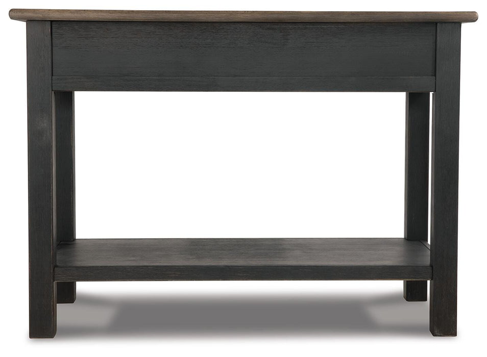 Tyler Creek Coffee Table and 2 End Tables with Console
