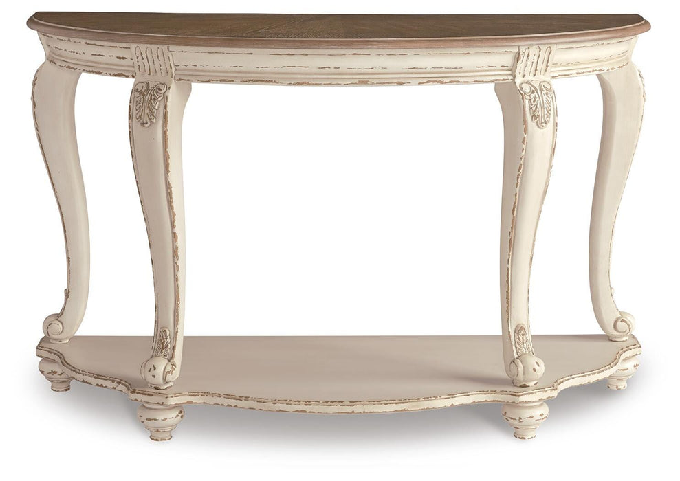 Realyn Coffee Table, 2 Ends and Console