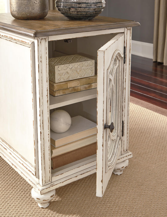 Realyn Coffee Table and 2 End Tables