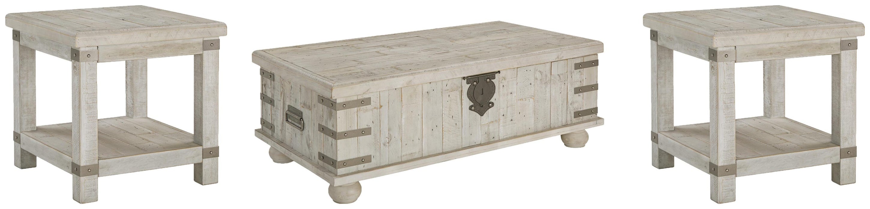 Carynhurst Coffee Table and 2 End Tables