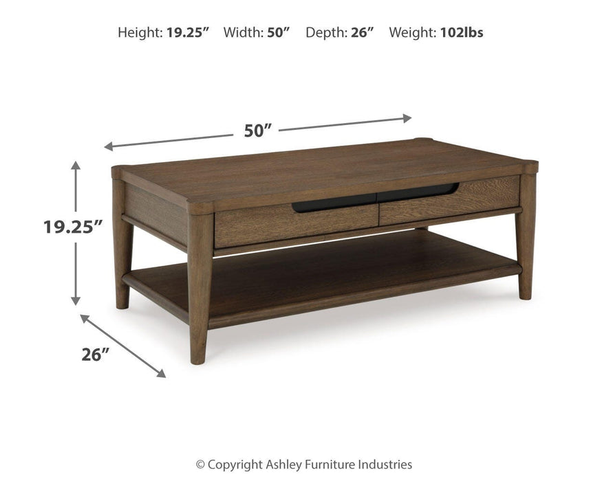 Roanhowe Coffee Table and 2 End Tables