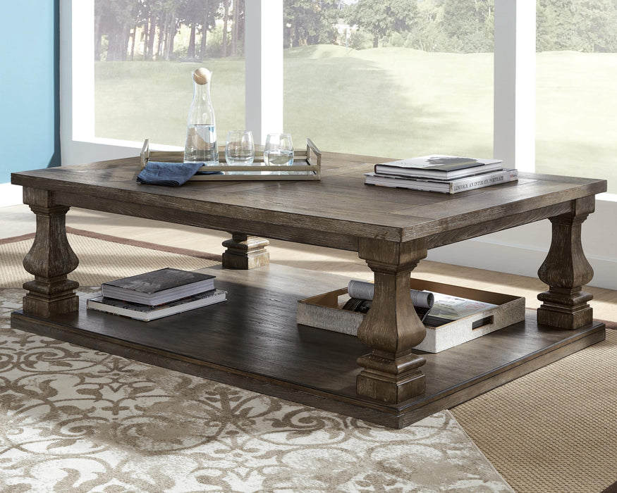Johnelle Coffee Table and 2 End Tables