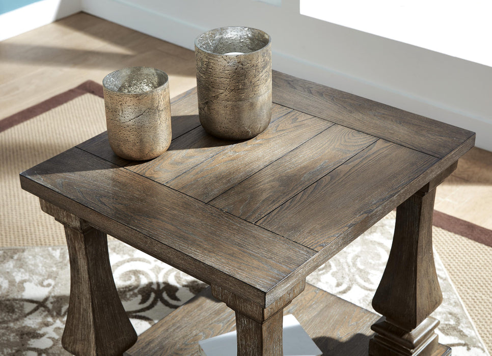 Johnelle Coffee Table and 2 End Tables