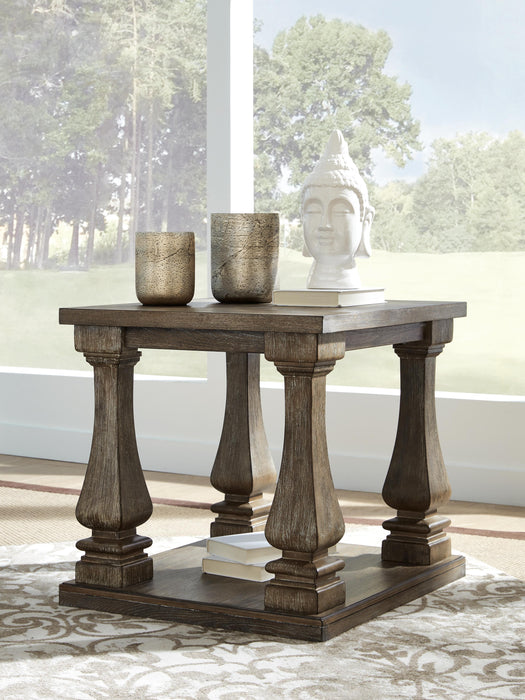 Johnelle Coffee Table, 2 End Tables and Sofa Table