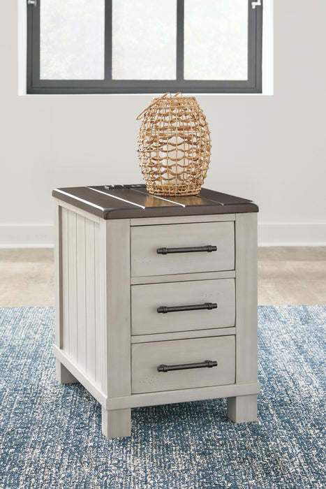 Darborn Lift-top Coffee Table and 2 Chairside End Tables
