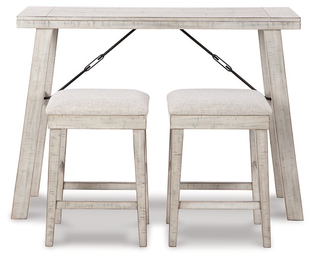 Carynhurst Counter Height Dining Table and Bar Stools (Set of 3)