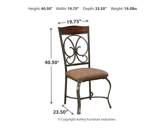 Glambrey 4-Piece Dining Chair Package