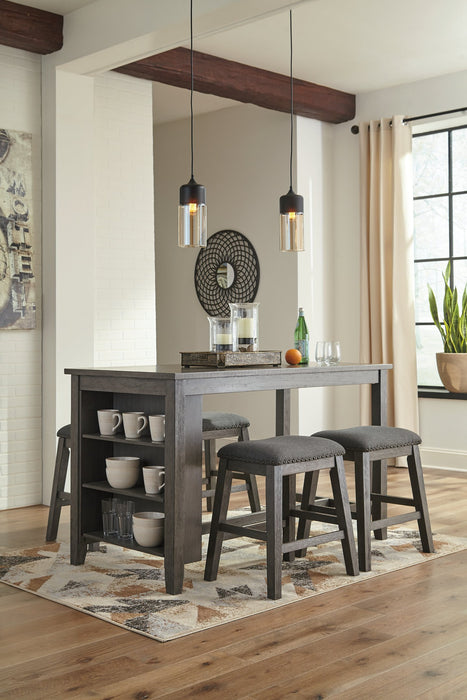 Caitbrook 5-Piece Counter Height Dining Package