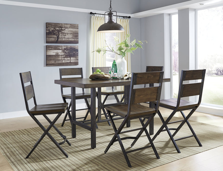 Kavara 7-Piece Counter Height Dining Package
