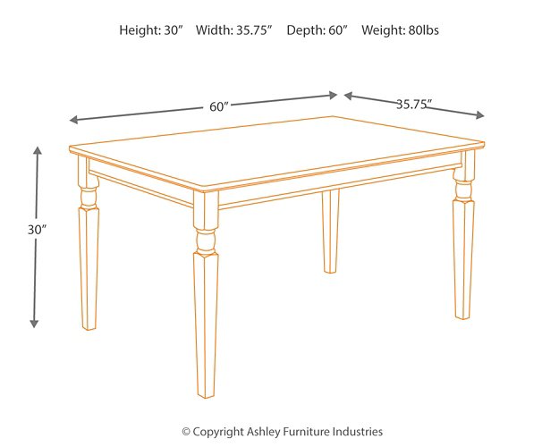 Owingsville 7-Piece Dining Package