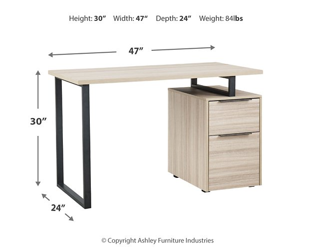 Waylowe 2-Piece Home Office Package