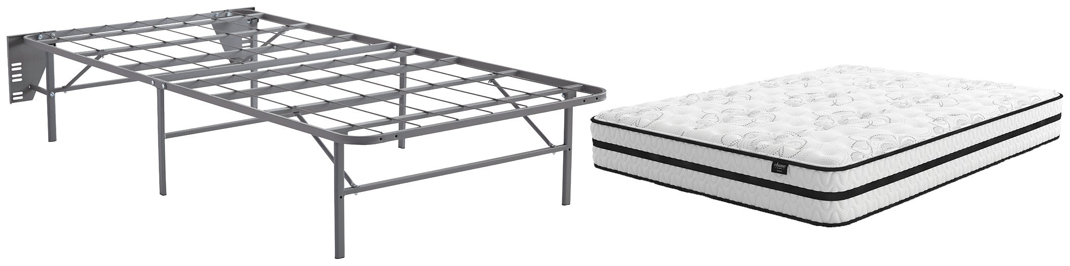 Chime 10 Inch Hybrid 2-Piece Mattress Package