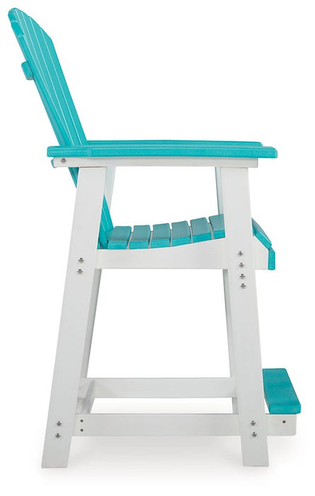 Eisely Outdoor Counter Height Bar Stool (Set of 2)